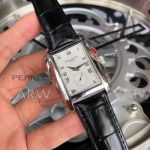 Perfect Replica Patek Philippe Gondolo White Roman Dial Black Leather Strap 40mm Watch